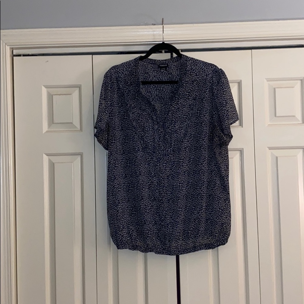 Leopard Chiffon Blouse